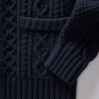 Men's The Cascade Shawl Cardigan in Heather Marine — Sweater