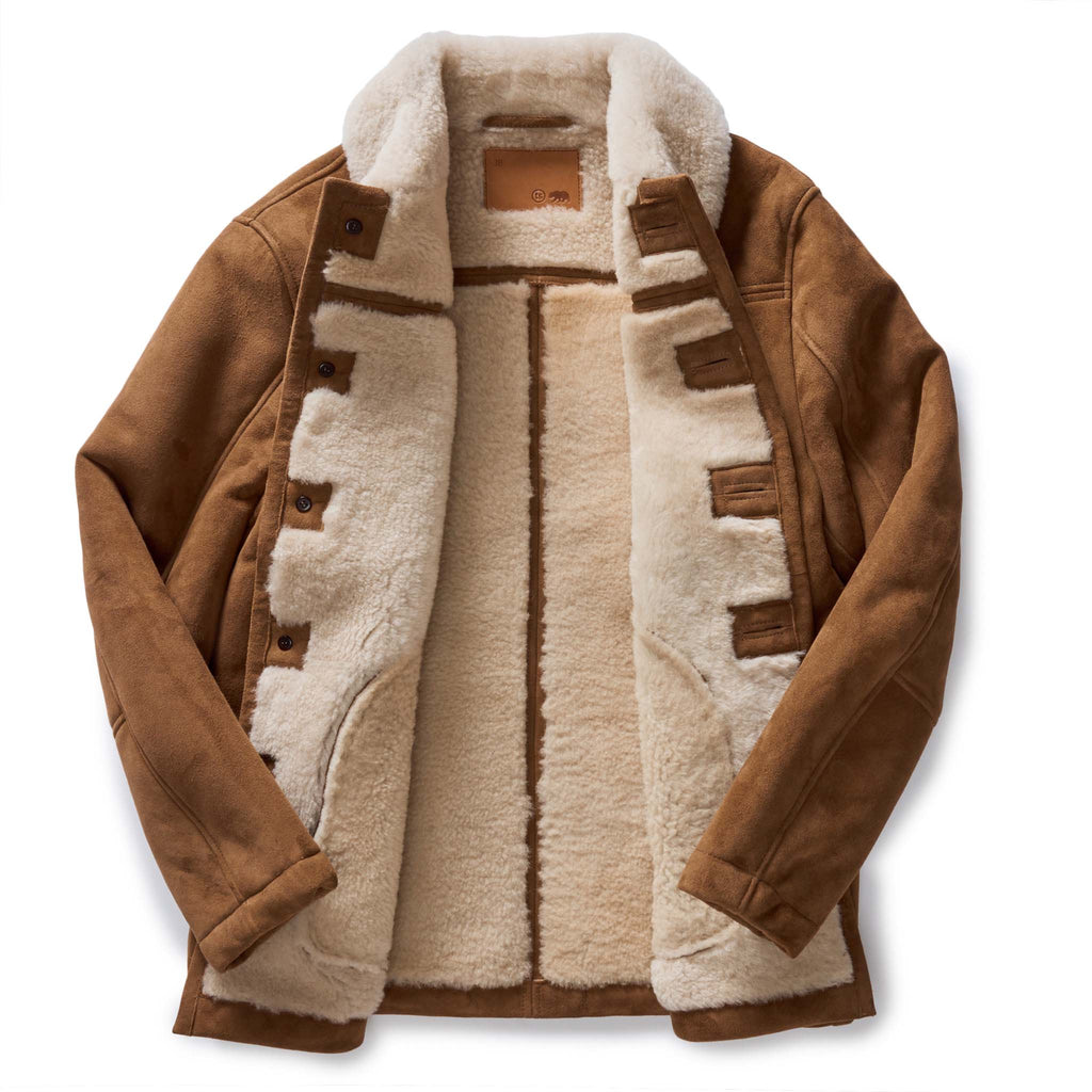 Men's The High Plains Coat in Walnut Shearling — Jacket