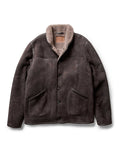 Men's The Coleman Jacket in Dark Chocolate Shearling Suede