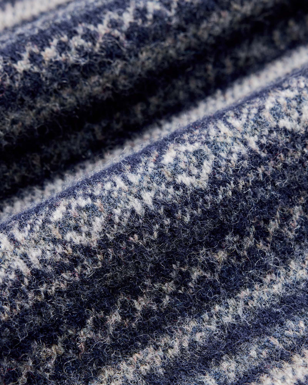 Men's The Eastmoor Sweater in Navy Fair Isle Wool