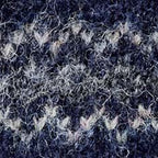 Men's The Eastmoor Sweater in Navy Fair Isle Wool