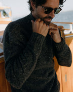 Men's The Seafarer Sweater in Charcoal Donegal