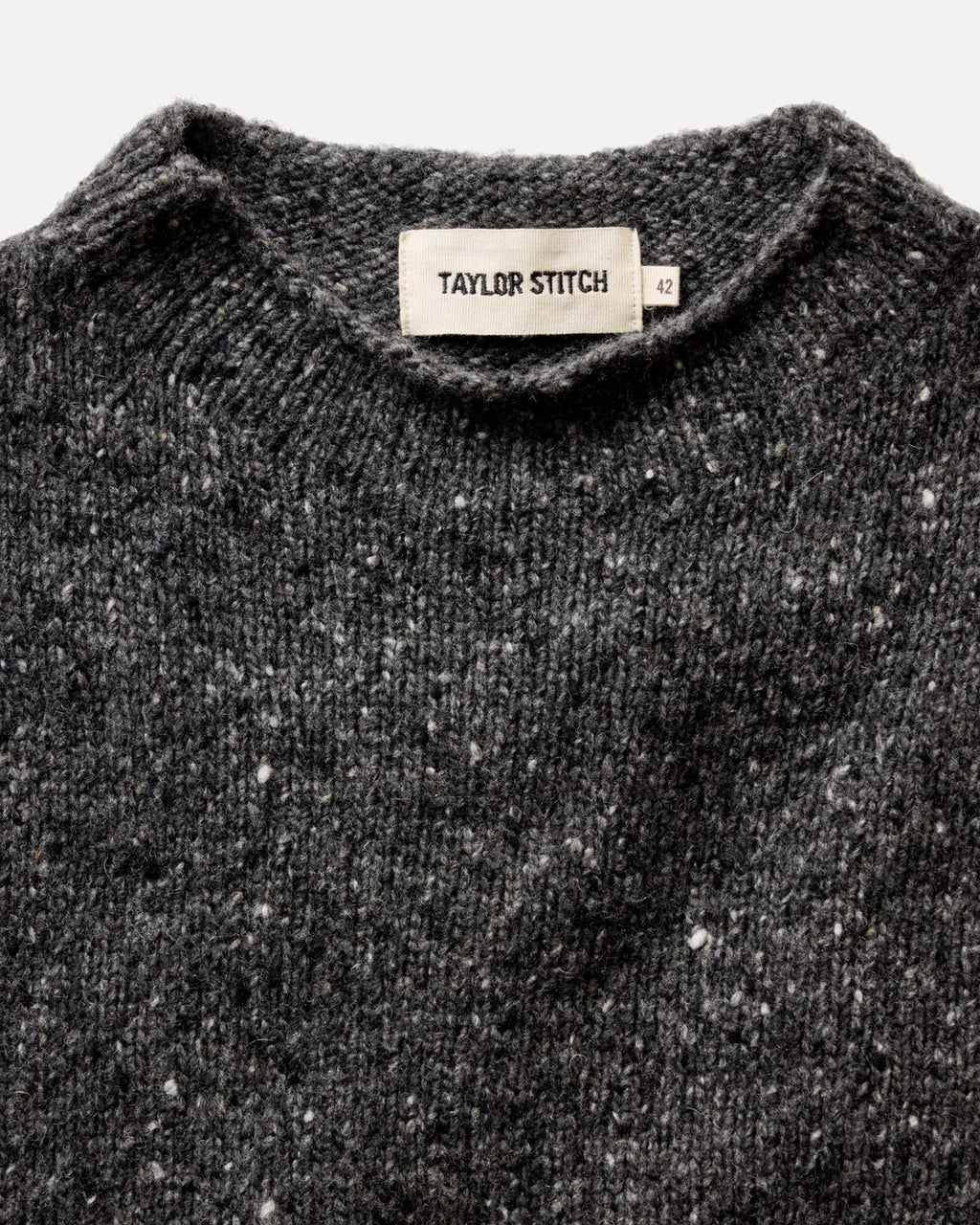 Men's The Seafarer Sweater in Charcoal Donegal