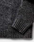 Men's The Seafarer Sweater in Charcoal Donegal