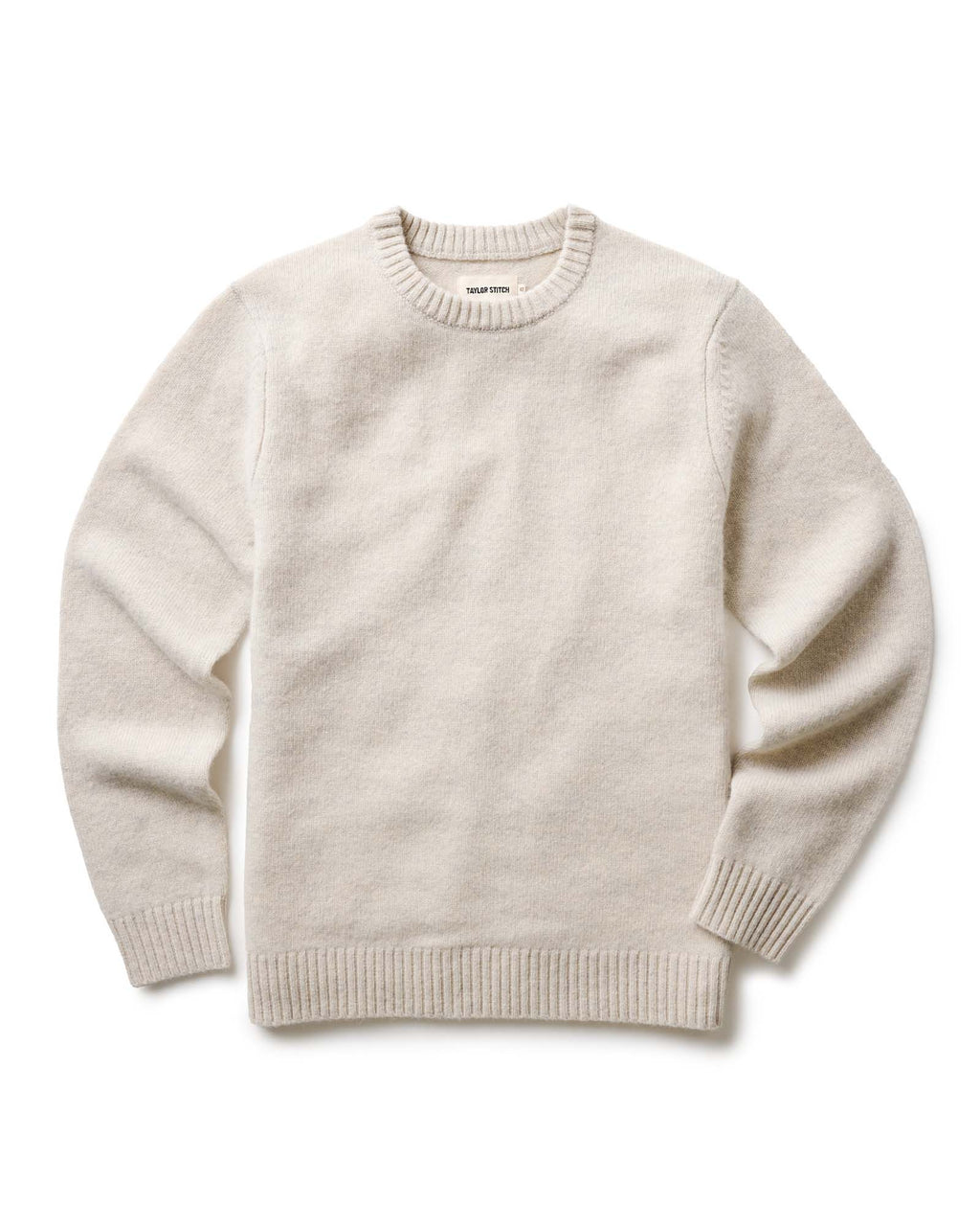Men's The Eastmoor Sweater in Heather Ivory Wool
