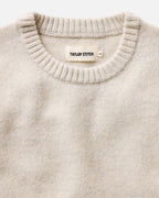 Men's The Eastmoor Sweater in Heather Ivory Wool