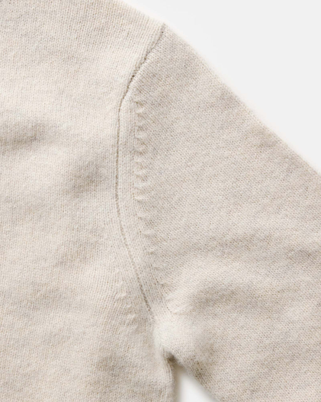 Men's The Eastmoor Sweater in Heather Ivory Wool