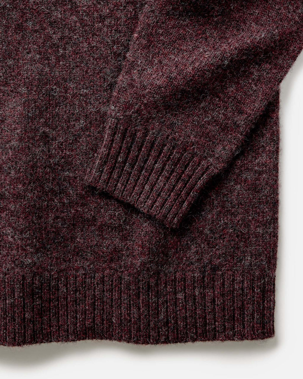 Men's The Eastmoor Sweater in Heather Port Wool