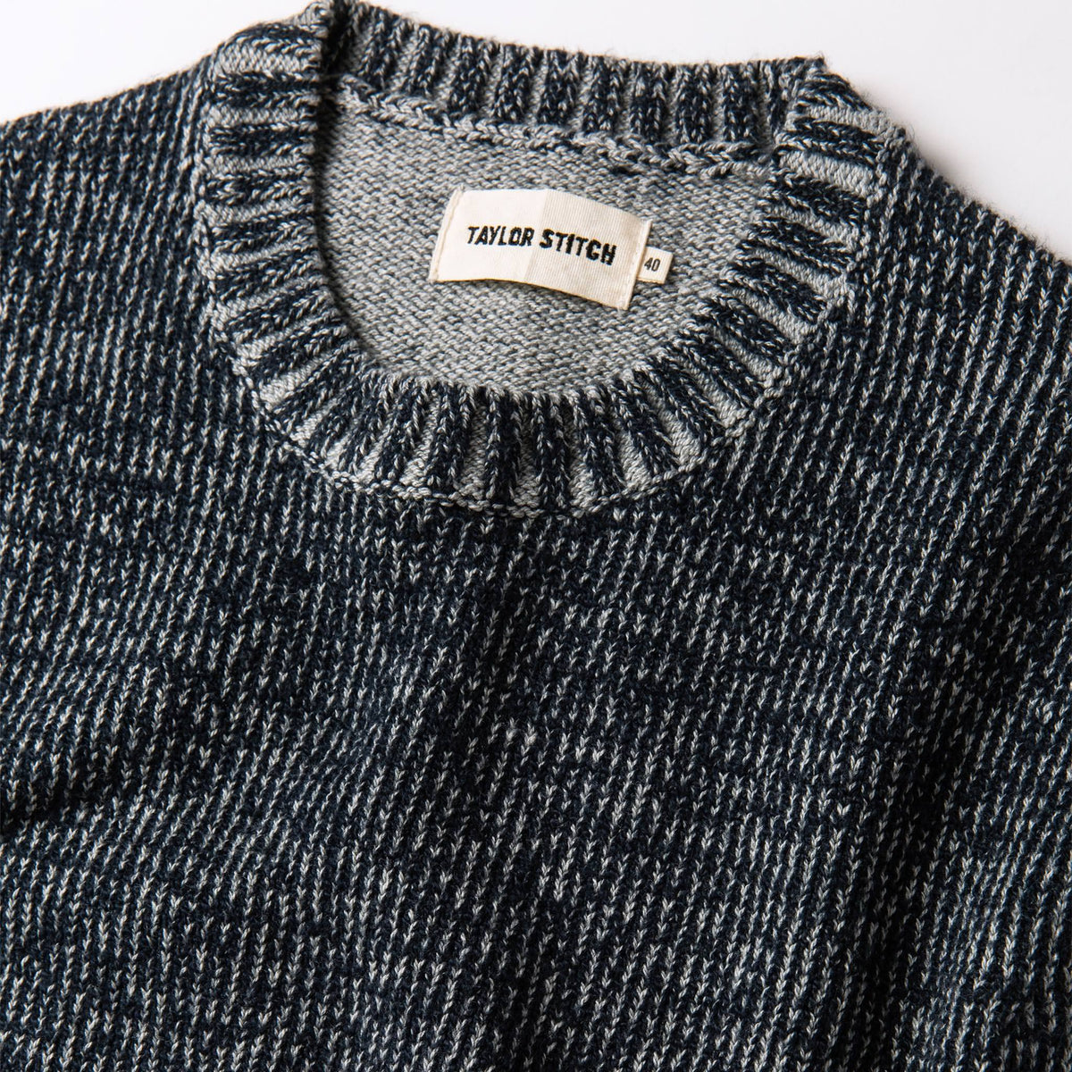 Men's The Headland Sweater in Marled Navy