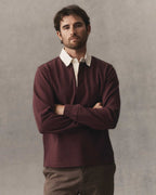 Men's The Rugby Shirt in Burgundy