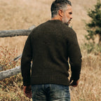 Men's The Fisherman Sweater in Loden