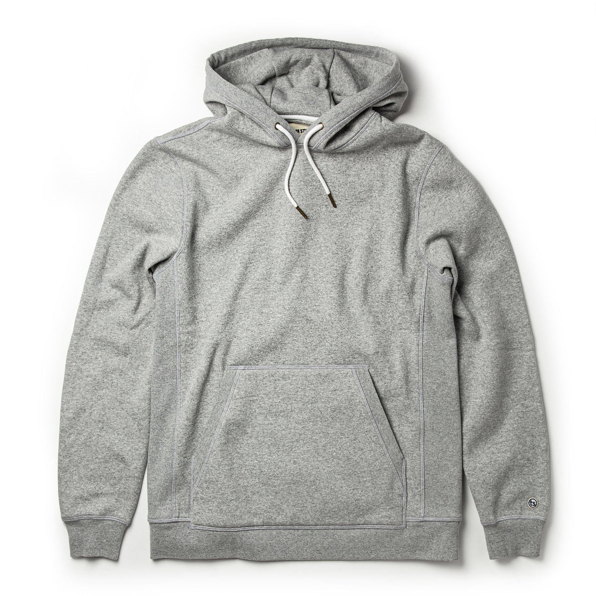 Men's The Heavy Bag Hoodie in Heather Grey Fleece — Sweater