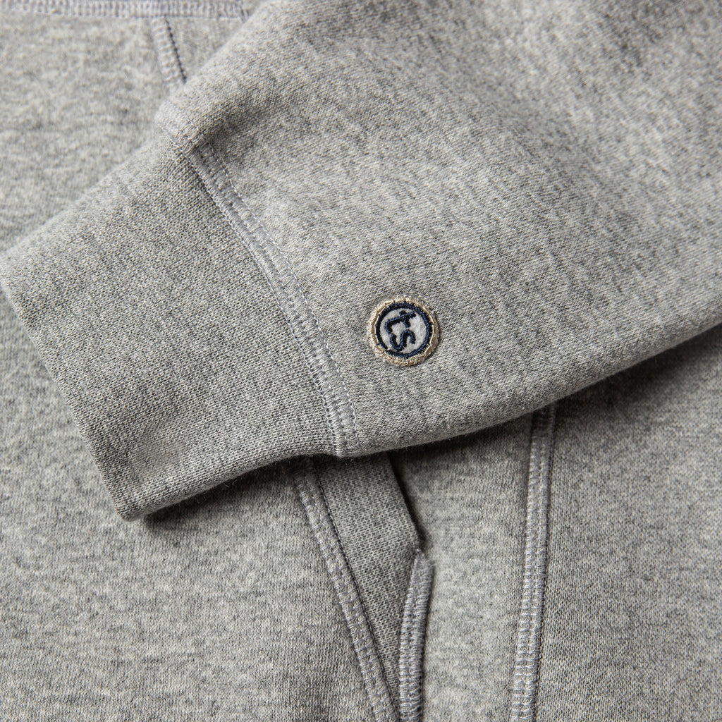 Men's The Heavy Bag Hoodie in Heather Grey Fleece — Sweater
