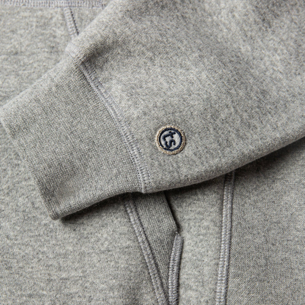 Men's The Heavy Bag Hoodie in Heather Grey Fleece — Sweater