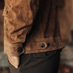 Men's The James Jacket in Vintage Tan Suede