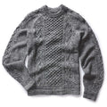 Men's The Orr Sweater in Marled Coal Merino