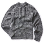 Men's The Orr Sweater in Marled Coal Merino