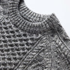 Men's The Orr Sweater in Marled Coal Merino