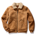 Men's The Wright Jacket in Camel Shearling Leather