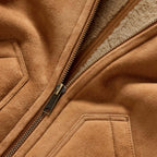 Men's The Wright Jacket in Camel Shearling Leather