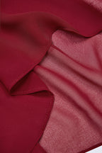 Women's Cowl-Neck Backless Mini Dress in Dark Cherry — Dress