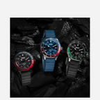 Land & Sea GMT Watch 42mm - Royal Black