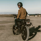 Men's The Long Haul Jacket in Sand Weatherproof Suede