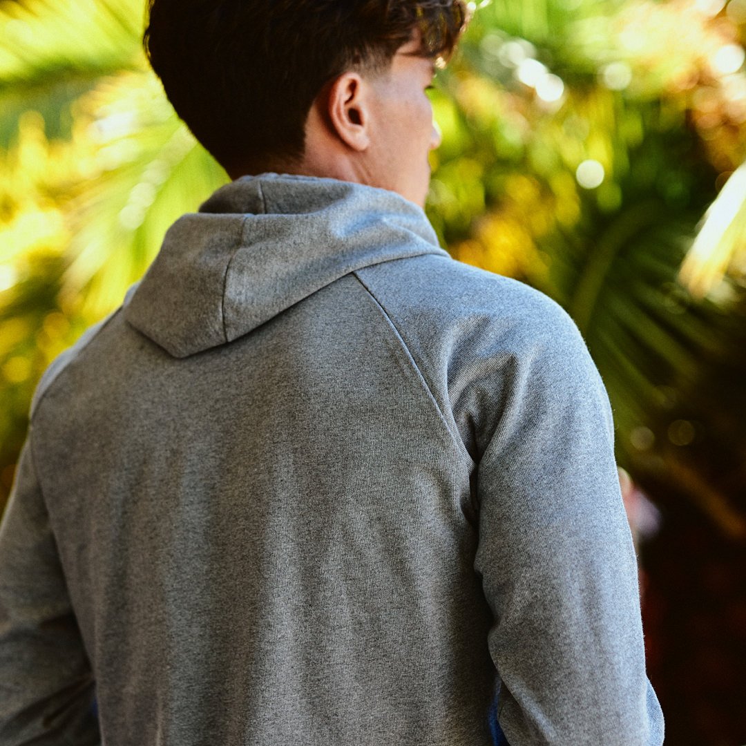 Men's The Heavy Bag Hoodie in Heather Grey — Sweater