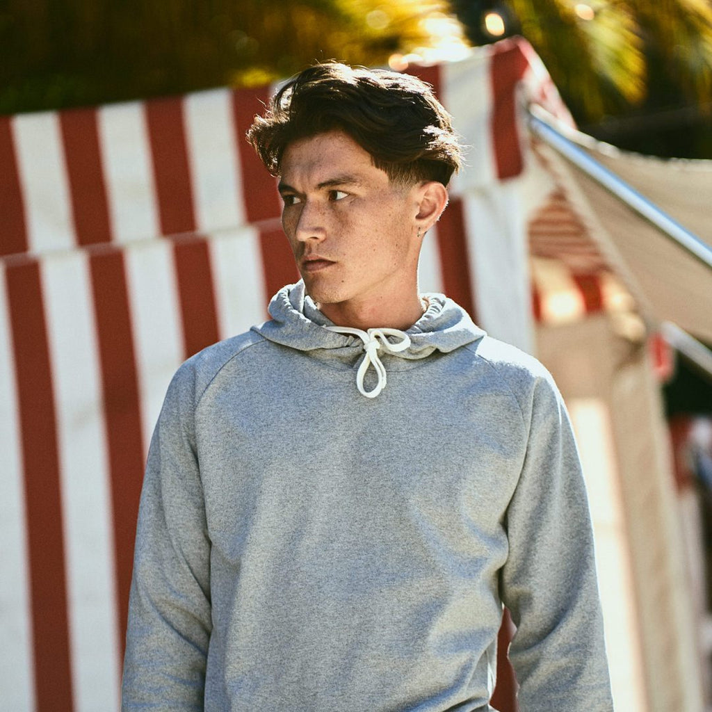 Men's The Heavy Bag Hoodie in Heather Grey — Sweater