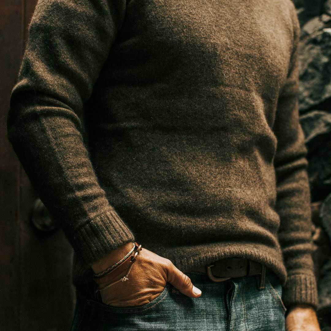 Men's The Lodge Sweater in Army