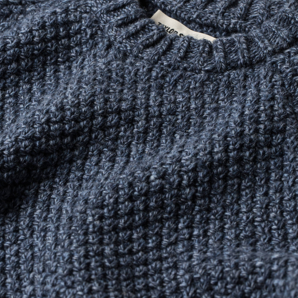 Men's The Fisherman Sweater in Navy Melange