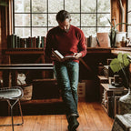 Men's The Lodge Sweater in Cardinal