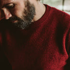 Men's The Lodge Sweater in Cardinal
