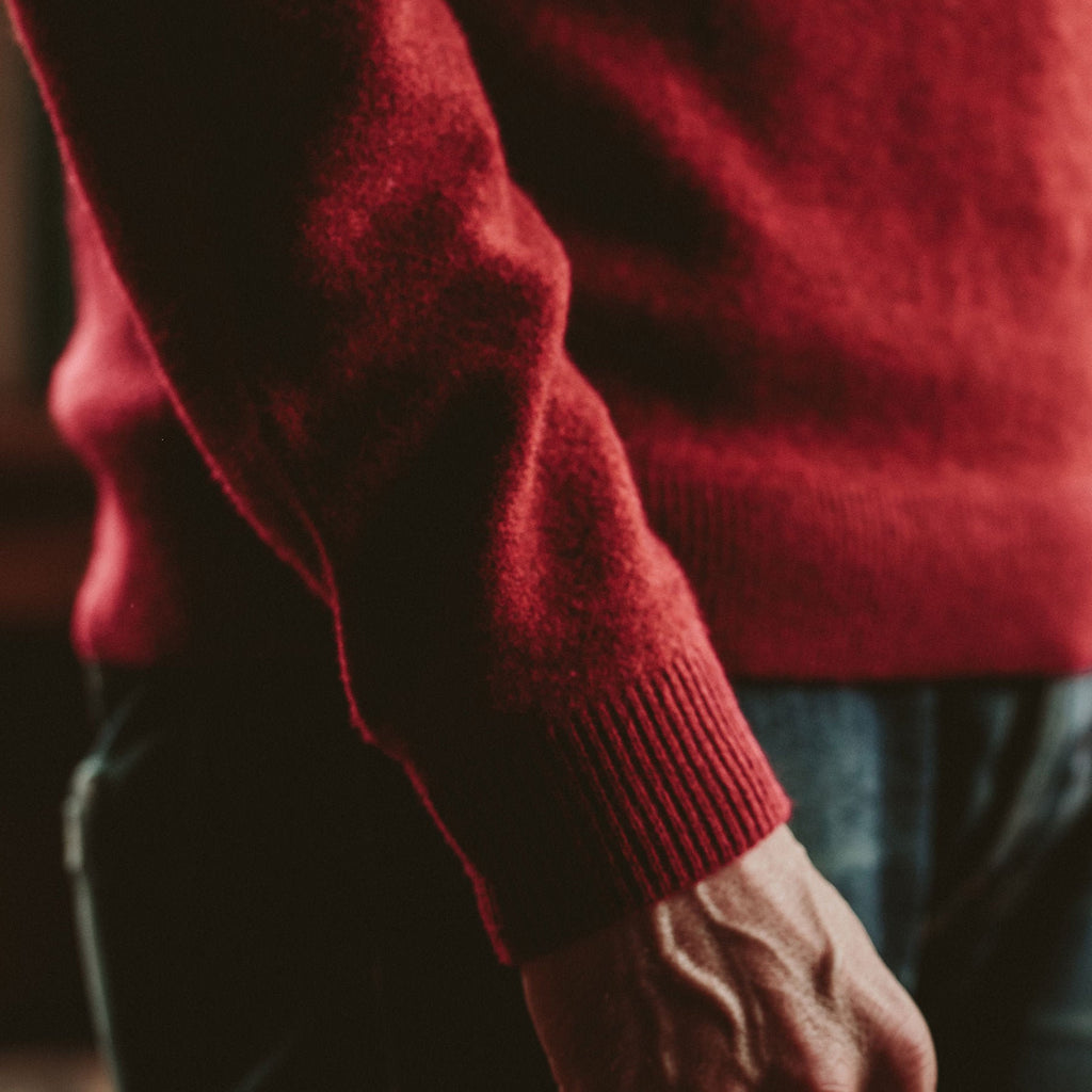 Men's The Lodge Sweater in Cardinal
