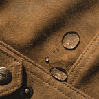 Men's The Long Haul Jacket in Sand Weatherproof Suede