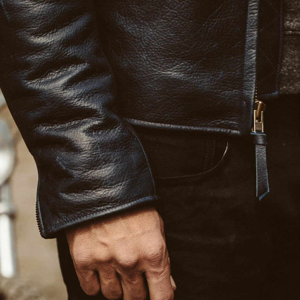Men's The Moto Jacket in Midnight Steerhide