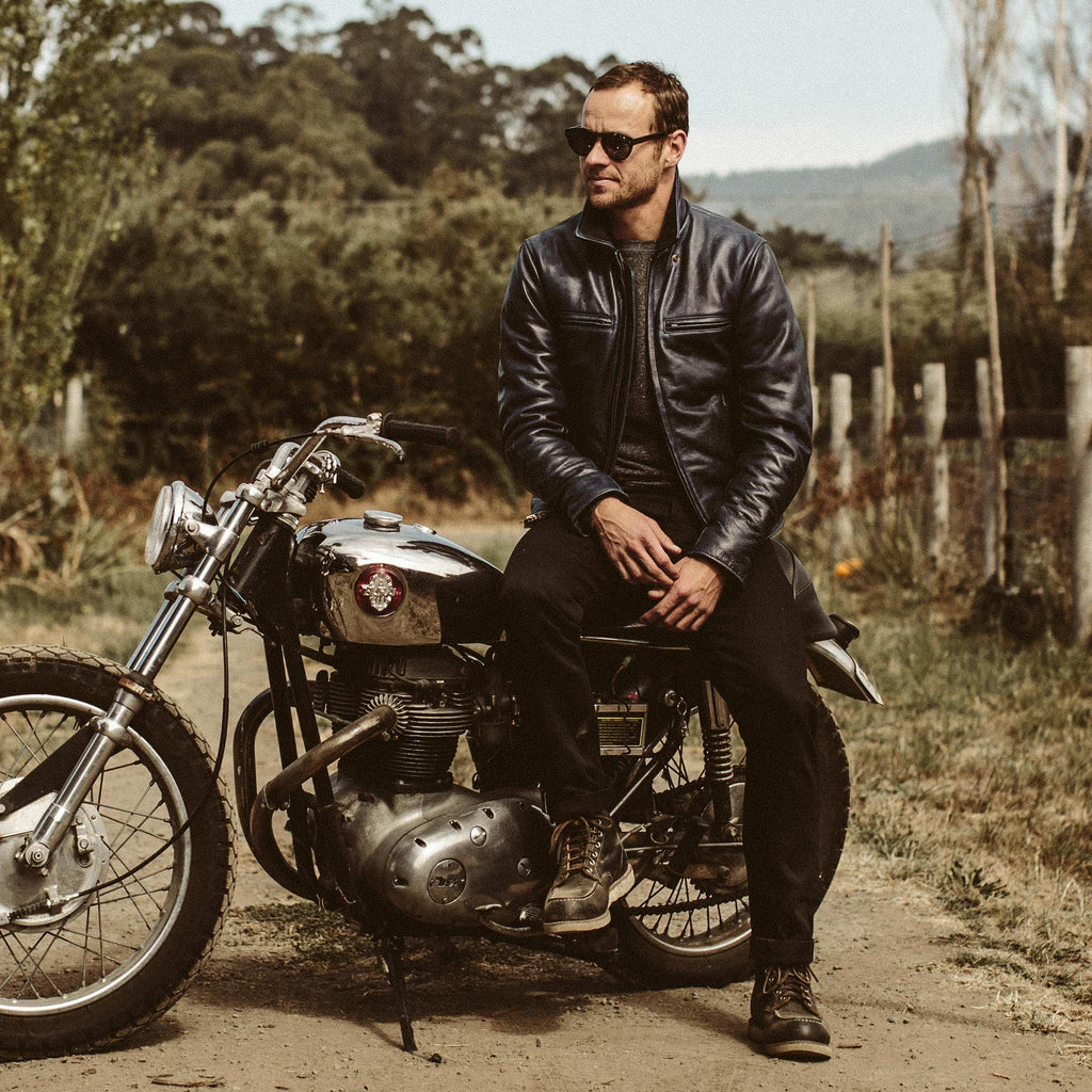 Men's The Moto Jacket in Midnight Steerhide