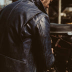 Men's The Moto Jacket in Midnight Steerhide