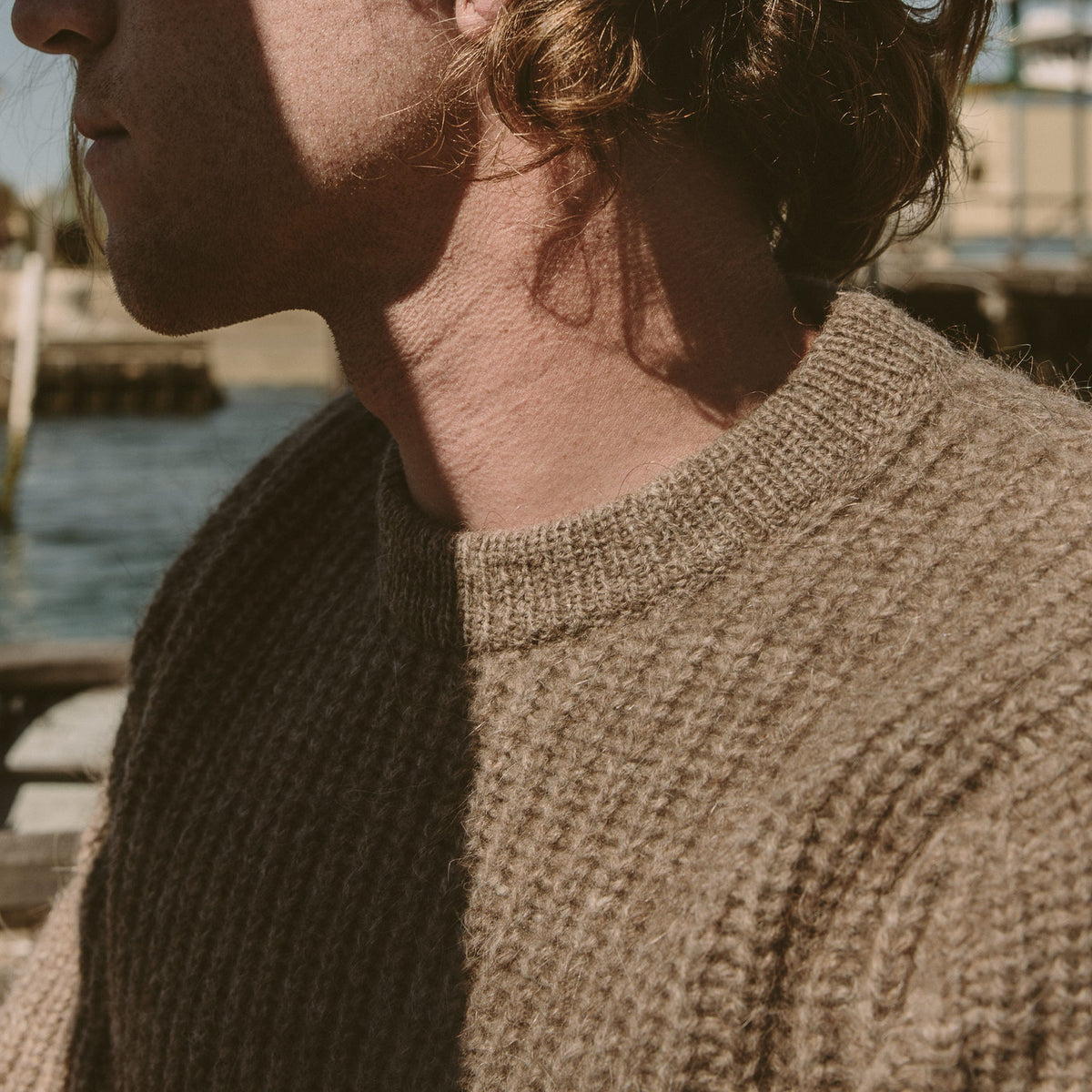Men's The Whaler Sweater in Alpaca Wool