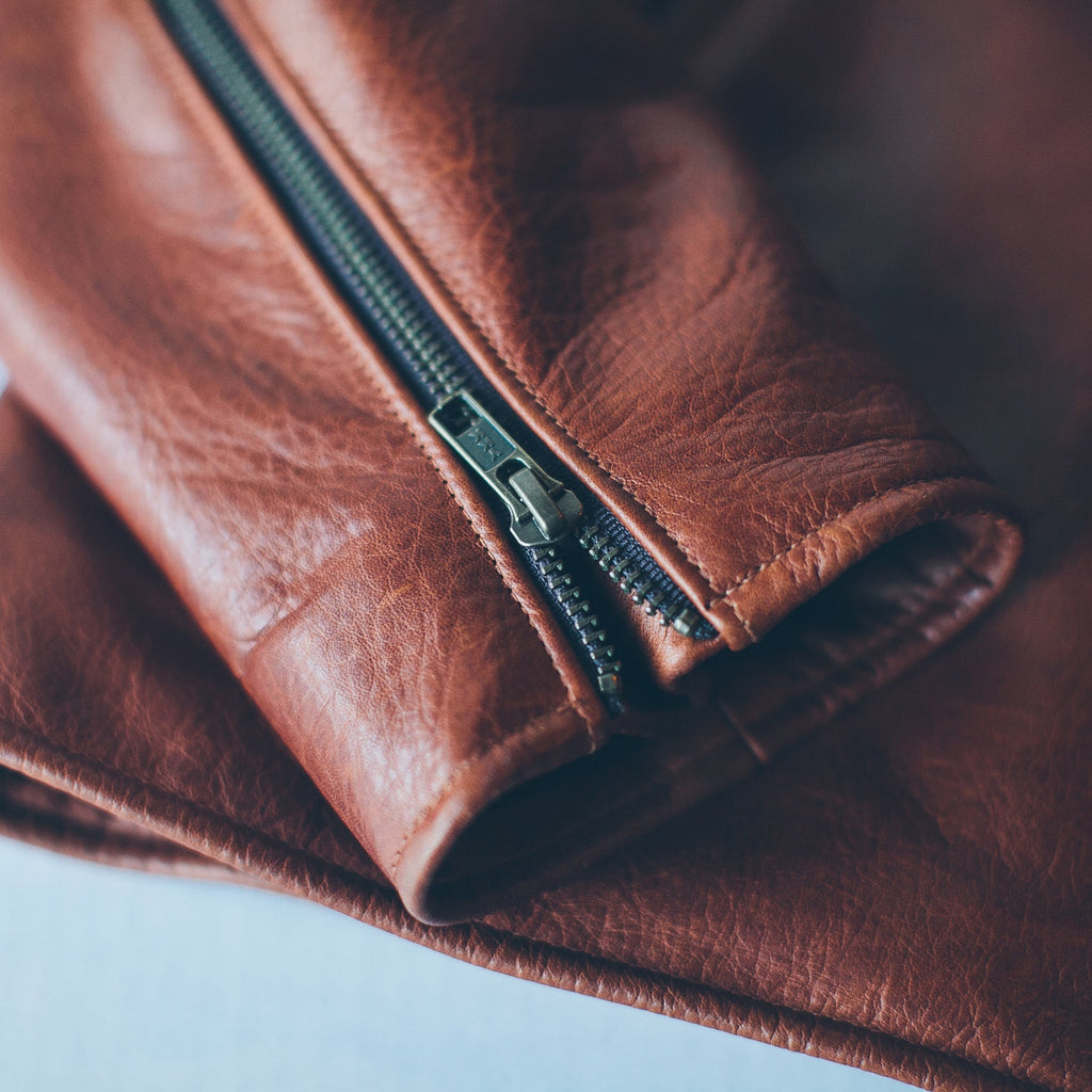 Men's The Moto Jacket in Whiskey