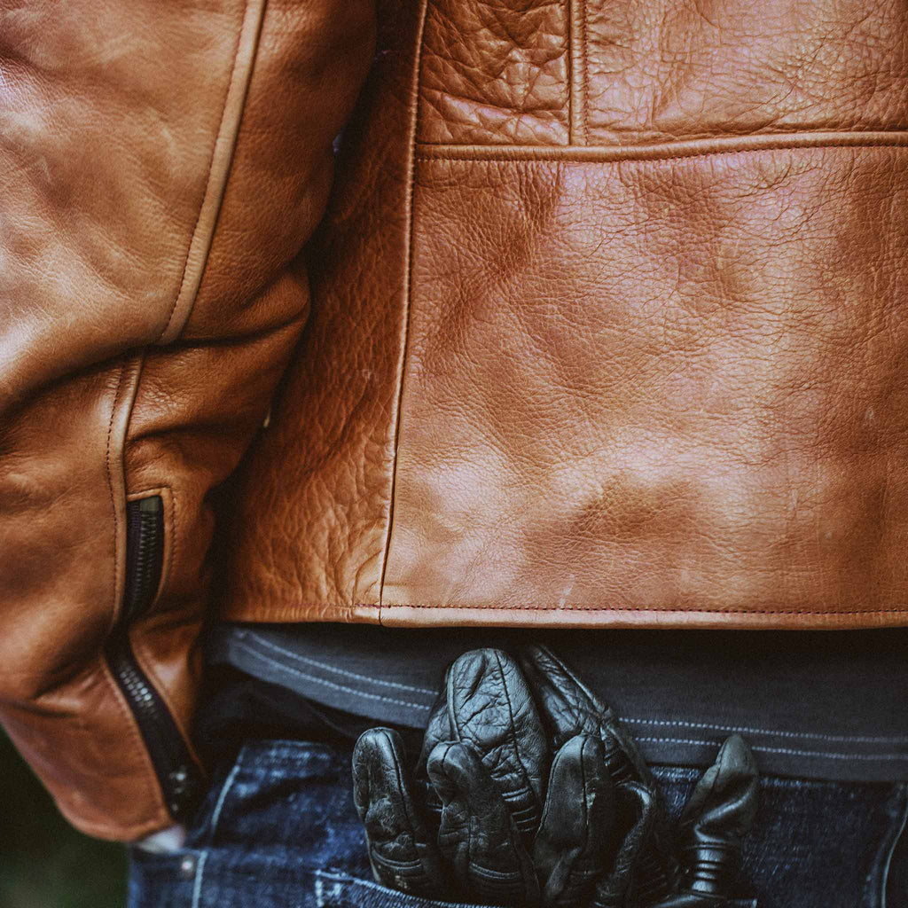Men's The Moto Jacket in Whiskey