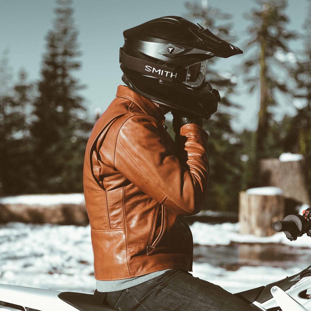 Men's The Moto Jacket in Whiskey