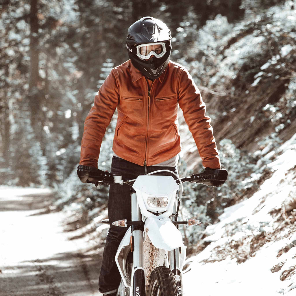 Men's The Moto Jacket in Whiskey