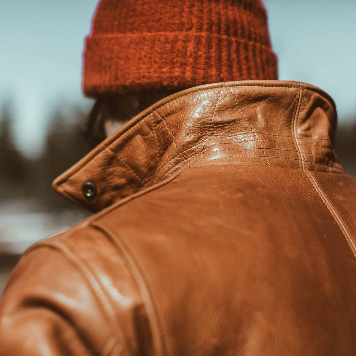 Men's The Moto Jacket in Whiskey