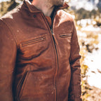 Men's The Moto Jacket in Whiskey