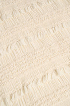 Women's Ruffled High-Neck Backless Top in Ivory