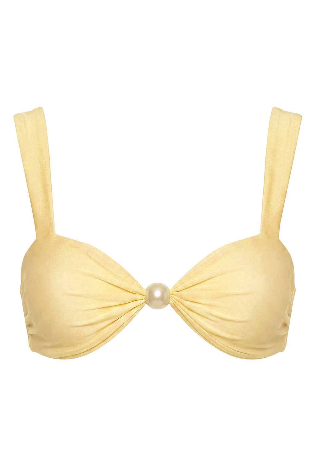 Women's Bikini Top in Lemon — Swimwear