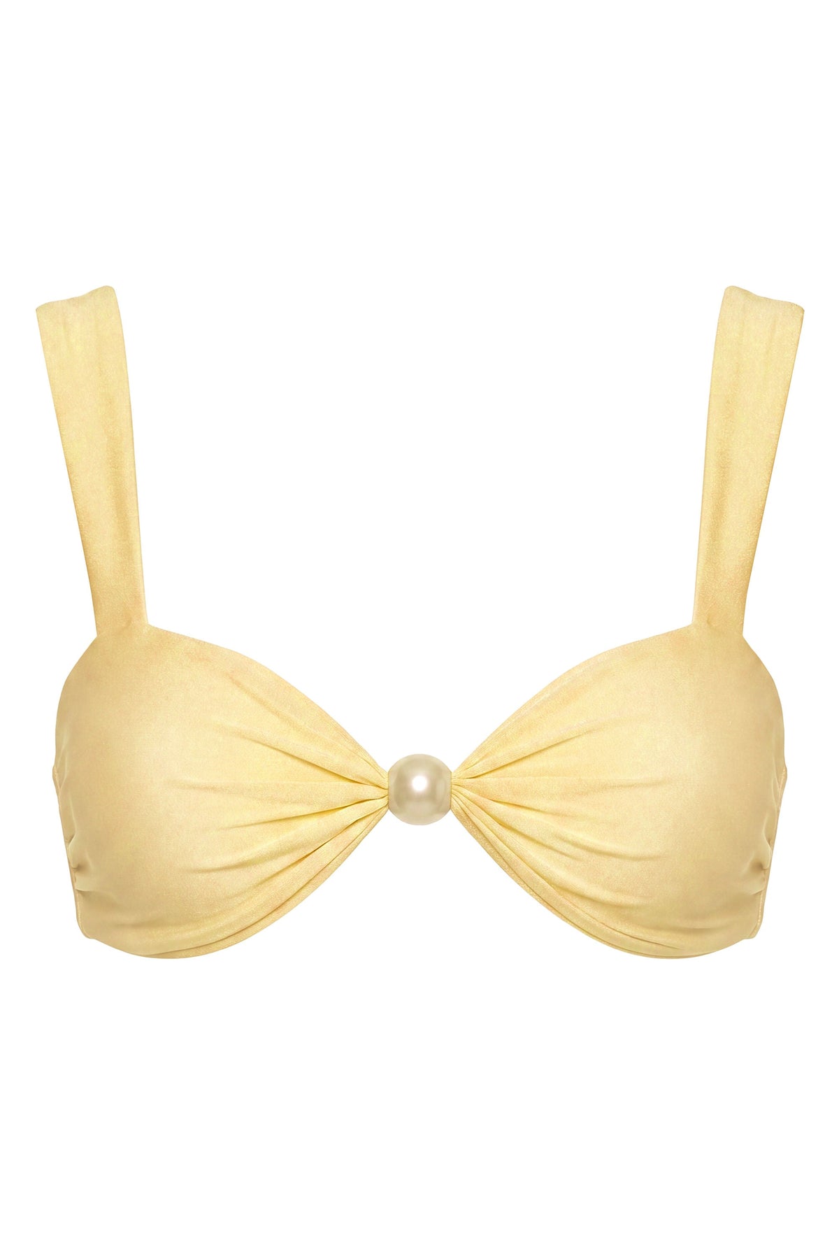 Women's Bikini Top in Lemon — Swimwear