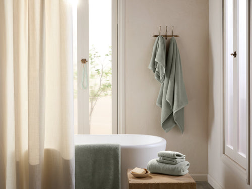 6+6 Organic Plush Bath Bundle - Sage