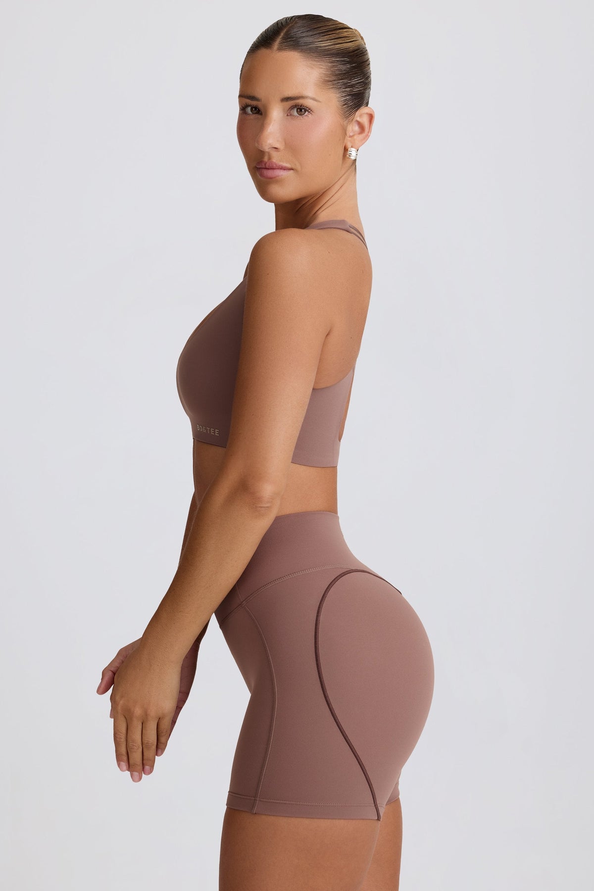 Women's Soft Active Low-Impact Sports Bra in Mocha — Activewear